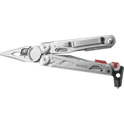 Мультитул Rocktol 22-в-1 з нейлоновим чохлом, кресалом, свистком та бітами (SK04) | Зображення 2