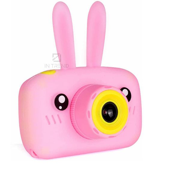 Дитячий фотоапарат Зайчик Яскравий дизайн XPRO GM-30 Рожевий (MER-14859_382)