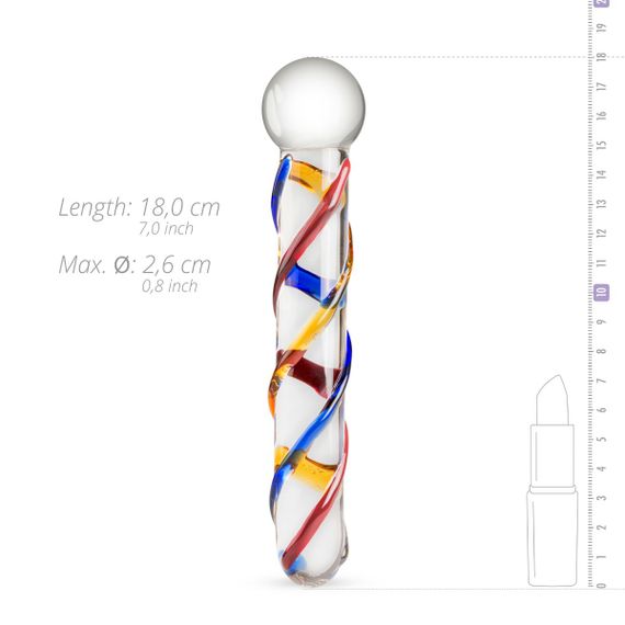 Скляний дилдо Gildo Glass Dildo No. 10 | Зображення 1