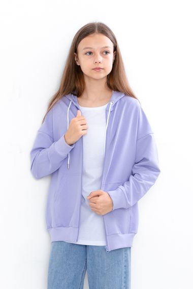 Худі для дівчинки (підлітковий) Носи своє 140 Фіолетовий (p-14115-158599) | Зображення 2