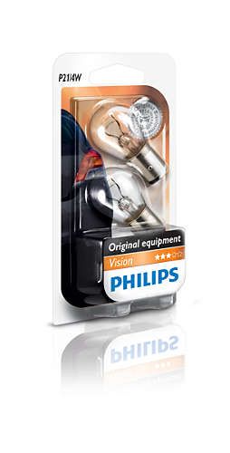 Указательные лампа накаливания PHILIPS 12594B2 P21/4W 12V 21/4W BAZ15d | Зображення 1