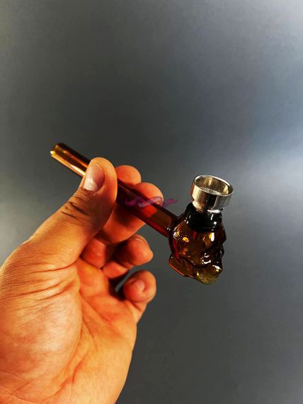 Стеклянная трубка Oil Skull Mix Синий | Зображення 2