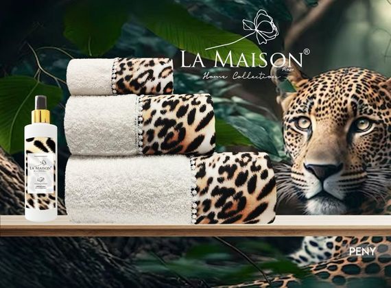 Подарочный набор полотенец La Maison, 3 шт. с ароматом Peny | Зображення 1