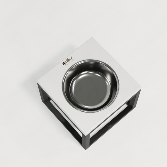 Миска на подставке для больших собак Hollky Base Solo XL (1 × 1,8 л) Solo XL-262620-GRWH | Зображення 17