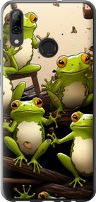 Чехол на Huawei P Smart 2019 Жабки "5656u-1634-17620"
