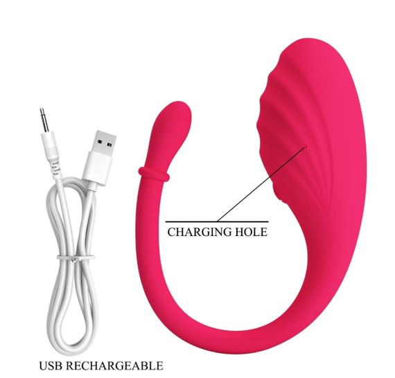 Віброяйце Romance Undine Vibro-Bullet силіконове, з додатком, рожеве, 20,5 х 3,4 см Sex Aura | Зображення 6