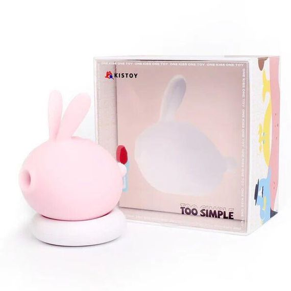 Вакуумний кліторальний стимулятор з вібрацією KISTOY Too Simple Pink sexstyle | Зображення 2