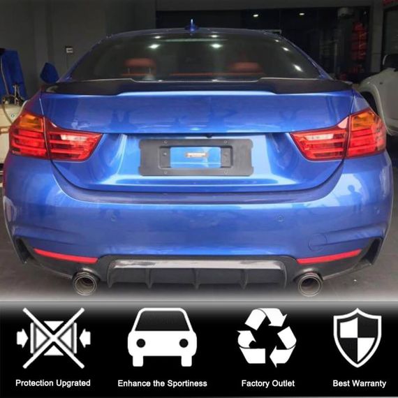 Спойлер кришки багажника Карбон V6 (для F36) для BMW 4 серія F-32 2012-2020 рр | Зображення 1