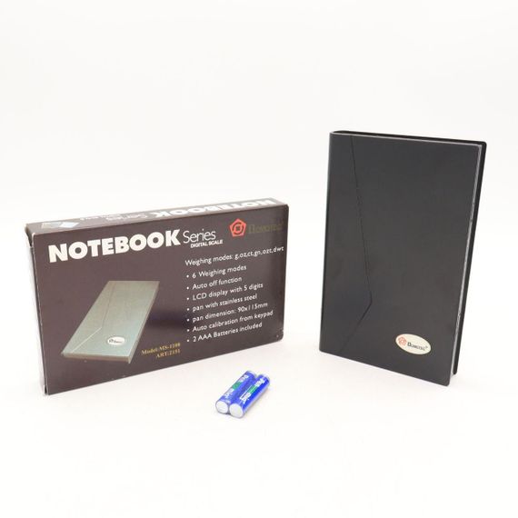 Ювелірні електронні ваги з екраном, 0,01-500 гр, Notebook Series / Кишенькові ваги у вигляді книжки | Зображення 9