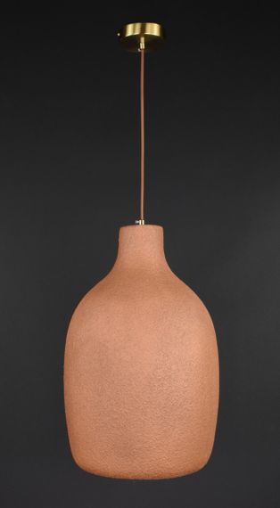 Люстра підвісна на 1 лампочку 27820 Латунь 50-170х30х30 см. | Зображення 4