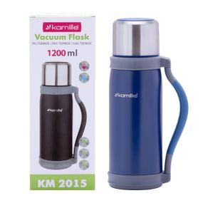 Термос синий 1200ml из нержавеющей стали