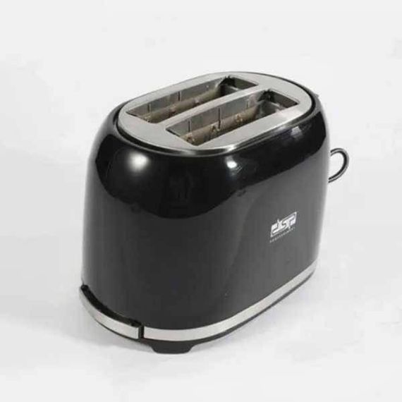Тостер электрический горизонтальный автоматический для хлеба на 2 тоста  DSP 850W KC 2045 Черный