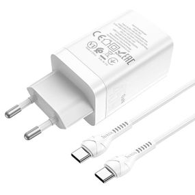 Мережевий зарядний пристрій GaN Hoco N23 Starlight PD45W (33284-01_560)