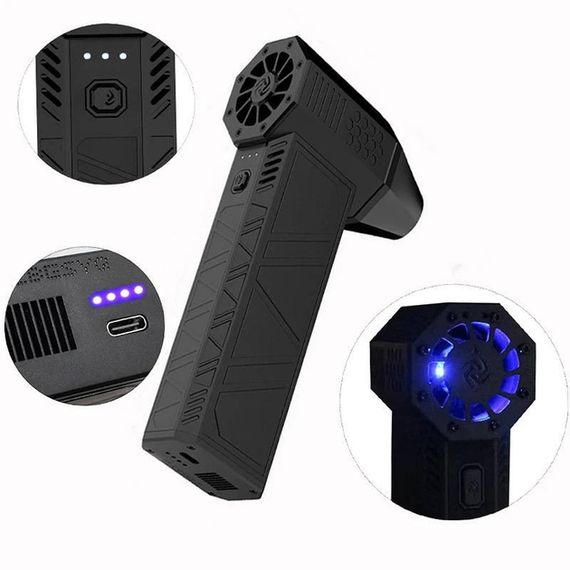 Ручний акумуляторний міні-турбовентилятор, компресор Mini Turbo Jet Fan | Зображення 1