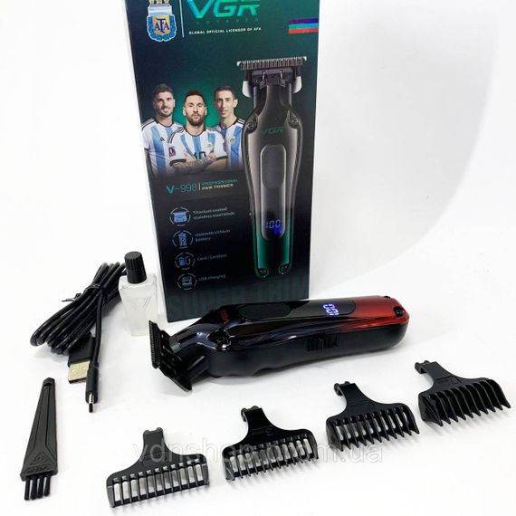 Беспроводные машинки для стрижки легкие VGR V-998, Машинка для стрижки волос с регулируемой длиной PR-75 | Зображення 8