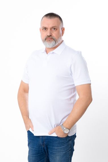 Футболка поло чоловіча Носи своє М Білий (p-16544-191402)