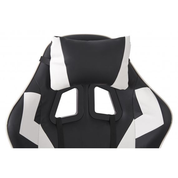 Кресло геймерское Bonro B-0519 белое игровое компьютерное 42400366 | Зображення 3