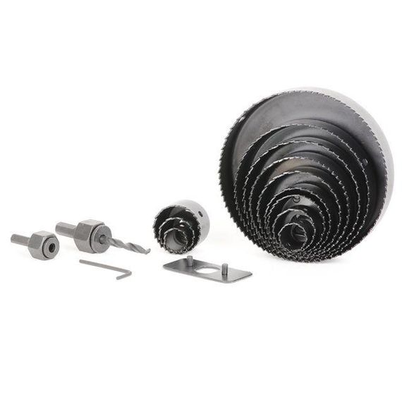 Набір коронок для дерева (16,22,29,32,38,44,54, 64, 76,89,102,127 мм) INTERTOOL BT-00261 | Зображення 8