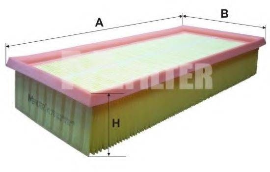 Фільтр повітряний FORD Transit (вир-во M-filter) MFILTER K178 на VOLVO 480 E