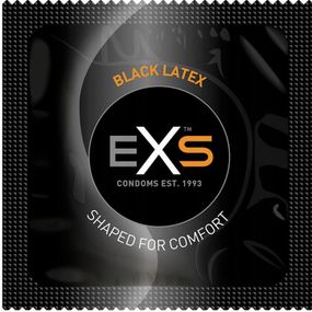 Презервативи чорного кольору EXS BLACK LATEX