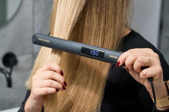 Выпрямитель для волос ZELMER ZHP2300 60 Вт черный | Зображення 7