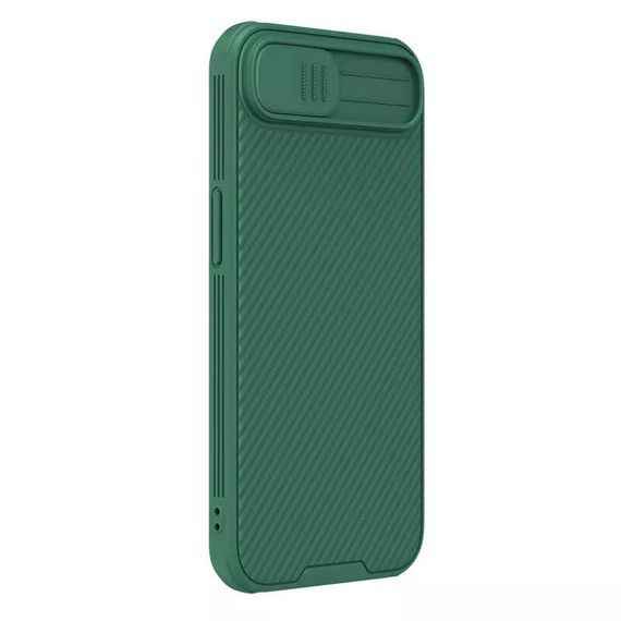 Карбонова накладка Nillkin CamShield Pro для Apple iPhone 16e (6.1") Deep Green | Зображення 2