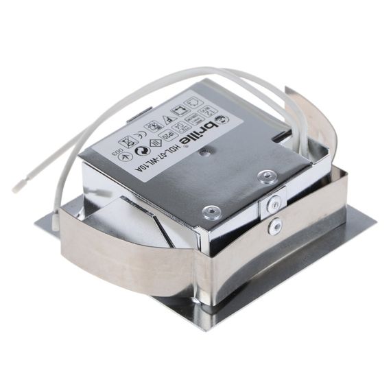 Светильник мебельный точечный квадрат HDL-07-WL10A CHROME | Зображення 1