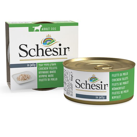 Корм Schesir Chicken Fillet Can влажный с куриным филе 150 гр