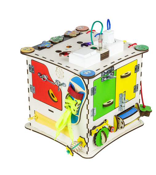 Домик развивающий. Бизиборд  K009 с подсветкой | Зображення 2