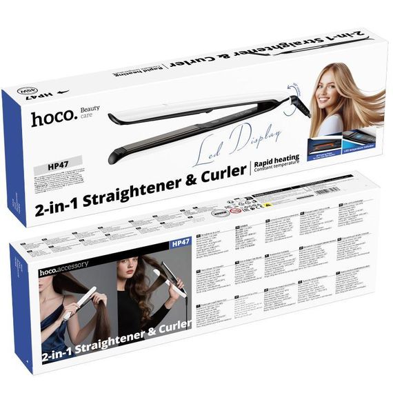 Випрямляч для волосся Hoco HP47 Explicit White | Зображення 1