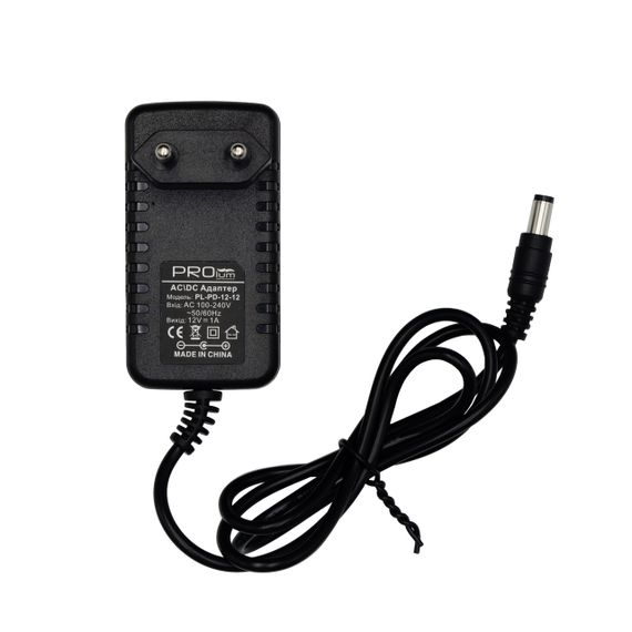 Блок питания  12V, 12W, 1.0А, Series "PD" | Зображення 1