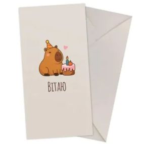 Конверт для грошей Вітаю Капібара 3412-0085 Різнокольоровий shop (2000042533274)