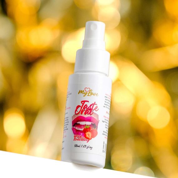 Оральний спрей - MyLove Taste Oral Spray Strawberry, 50 мл Sex Aura | Зображення 5