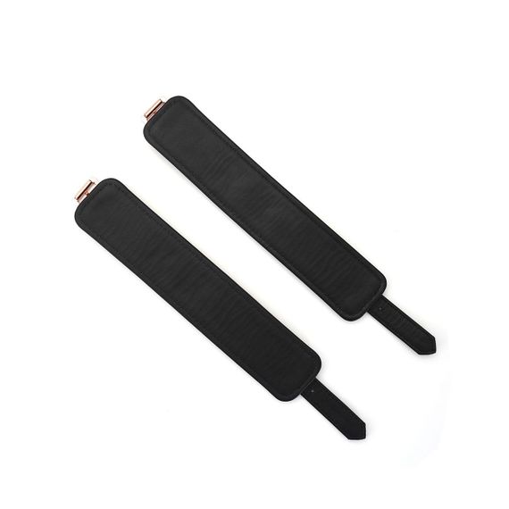 Шкіряні поножі Liebe Seele Wine Red Ankle Cuffs, знімний ланцюжок-кріплення sexstyle | Зображення 13