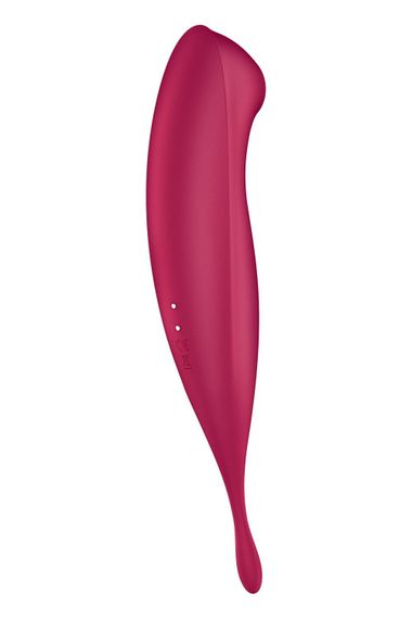 Смарт-вібратор для клітора з вакуумною стимуляцією Satisfyer Twirling Pro+ dark red | Зображення 5