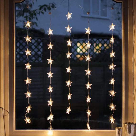 Гірлянда-штора 120LED Зорепад XMAS WW Теплий білий (23456850401_419)