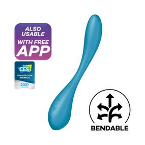 Універсальний смарт-вібратор Satisfyer G-Spot Flex 5+ Petrol Sex Aura
