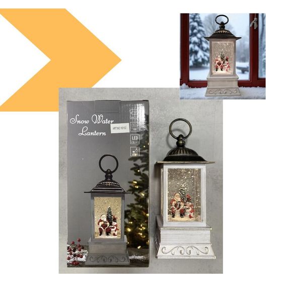 Новорічний нічник ліхтар XMAS WDL-24004A 21,5 см (47703-10102_544) | Зображення 1