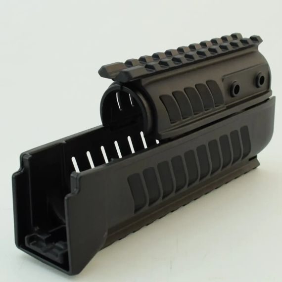 Цевье FAB Defense усиленное  для АК-47/74 совместимое с обвесом из полимера Черное | Зображення 4