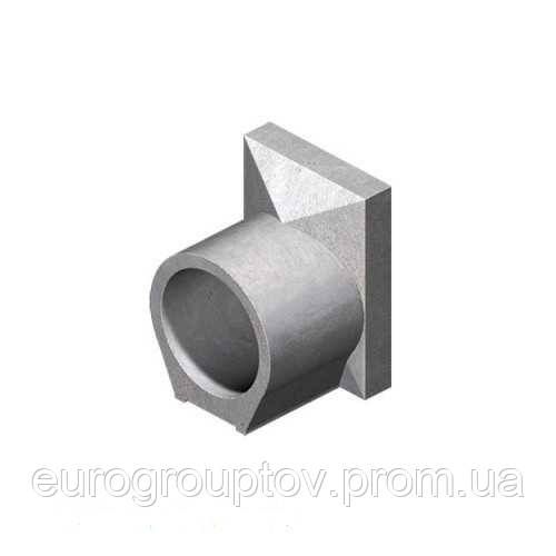 Оголовок круглої труби з плоскою основою ЗКП 15.670
