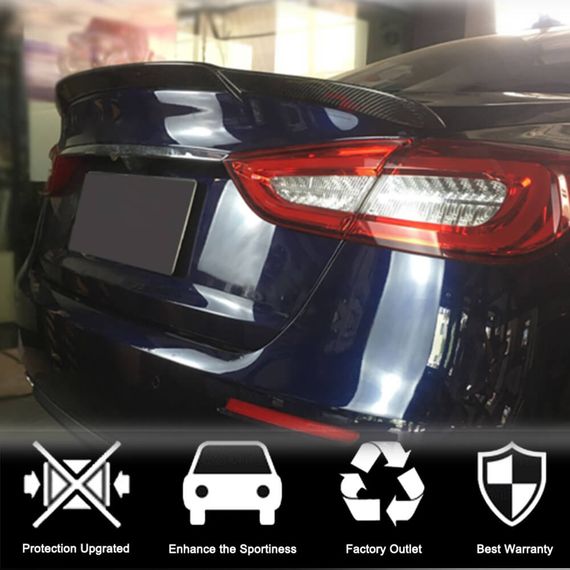 Спойлер V2 (Карбон) для Maserati Quattroporte 2013-2023 гг | Зображення 2