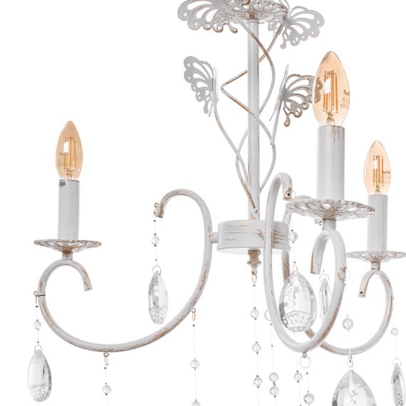 Люстра подвесная свеча E14 40W WH (BCL-691S/3) | Зображення 1