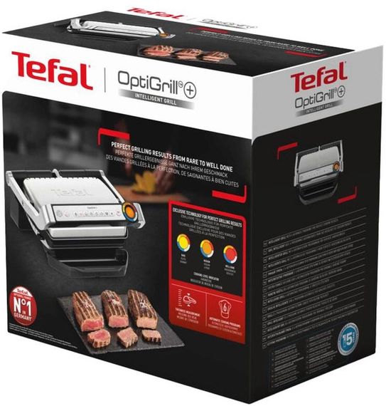 Електрогриль Tefal OptiGrill+ GС717D10 2000 Вт | Зображення 1