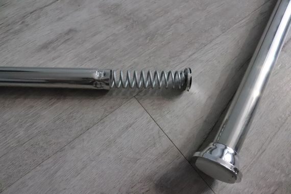 Карниз для ванной алюминиевый телескопический 140-250 см хром Wela w0380 | Зображення 3