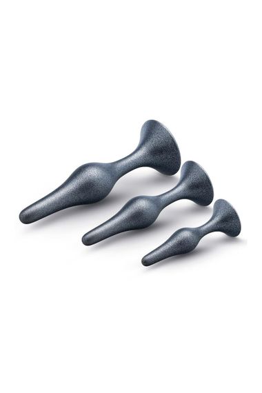 Набір анальних пробок срібний,ANAL ADVENTURES MATRIX GENESIS PLUG KIT sexstyle | Зображення 6