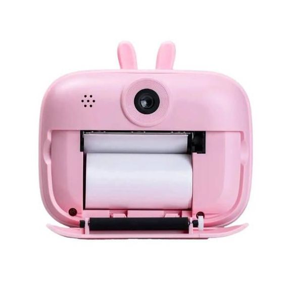 Фотоаппарат моментальной печати Зайчик Print Camera MA458 Розовый