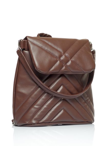 Жіночий рюкзак Sambag Loft QSH шоколадний 30 x 26 x 14 см (22011020) | Зображення 4