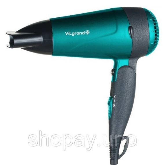 Професійний фен для об'єму ViLgrand VHD-1809FH 1800Вт, Хороший потужний фен Потужний універсальний JY-43 | Зображення 1