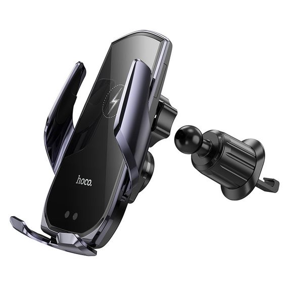Автодержатель с БЗУ Hoco CA202 Plus Black | Зображення 2