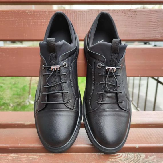 Шкіряні кеди 48 розмір. Чоловіче взуття великого розміру | Зображення 3